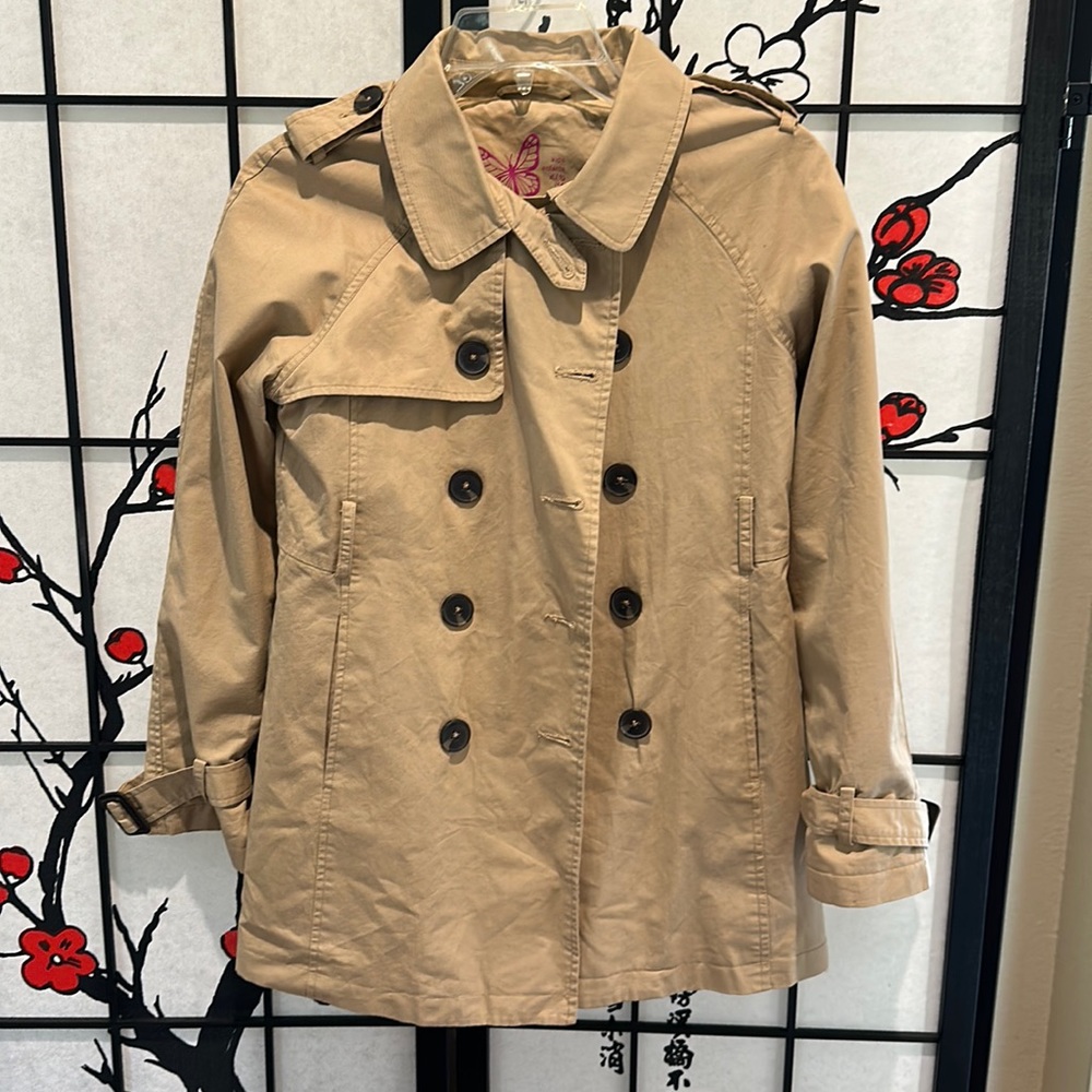 Kids Trench coat pleated in back